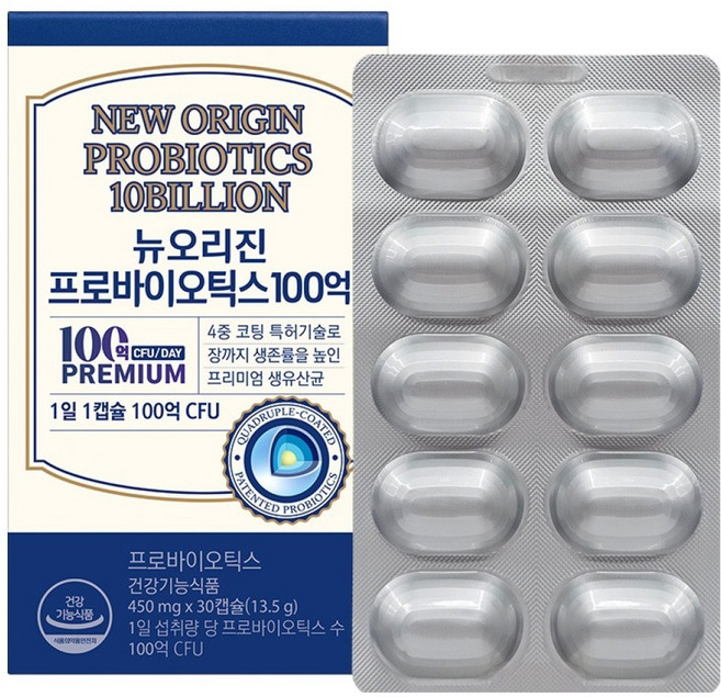 유한건강생활 프로바이오틱스 100억 유산균, 30정, 1개