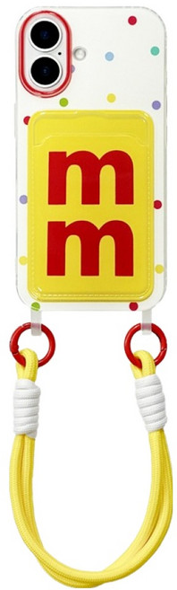 비비파이 m m 도트 웨이브 카드수납 스트랩줄 휴대폰 케이스