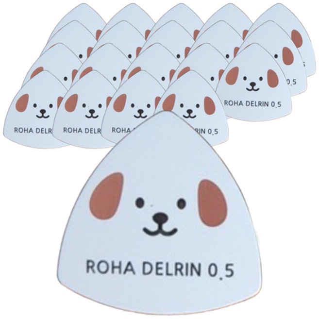 로하 기타 델린 캐릭터 피크 강아지, 20개