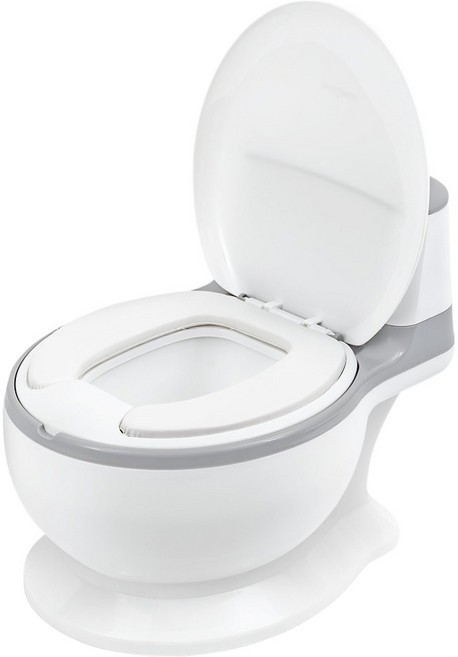 아띠래빗 사운드 푸쉬벨 배변 훈련 유아변기, 소프트 그레이