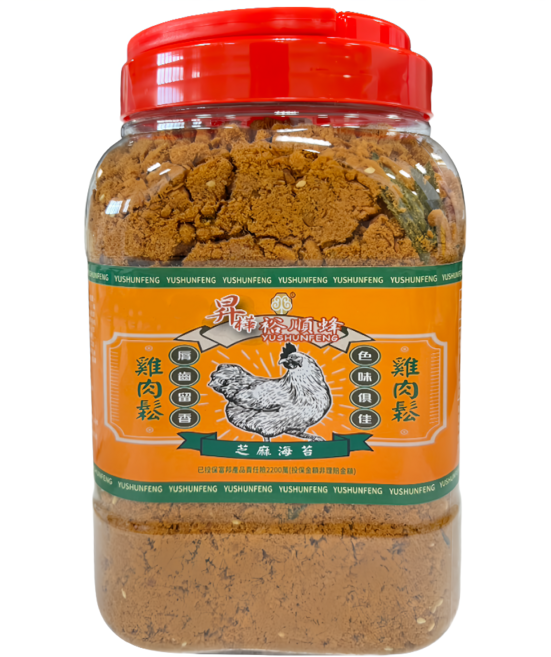 昇樺裕順蜂 雞肉鬆 芝麻海苔, 1kg, 1個