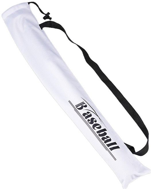 두꺼운 벨벳 야구 배트 가방, 퓨어 화이트, 1개