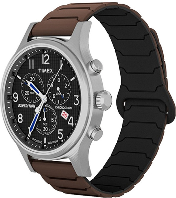 포커스앤초이스 실용적인 견고한 스포츠시계, 초콜릿블랙, 1개