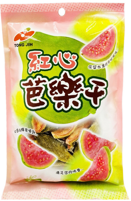 TONG JIH 統記食品 紅心芭樂干, 1個, 120g
