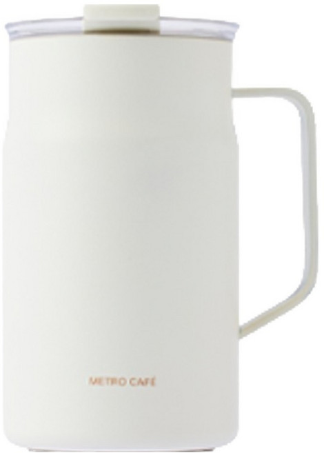 락앤락 메트로 세라믹 머그 LHC4282C, 아이보리, 600ml, 1개