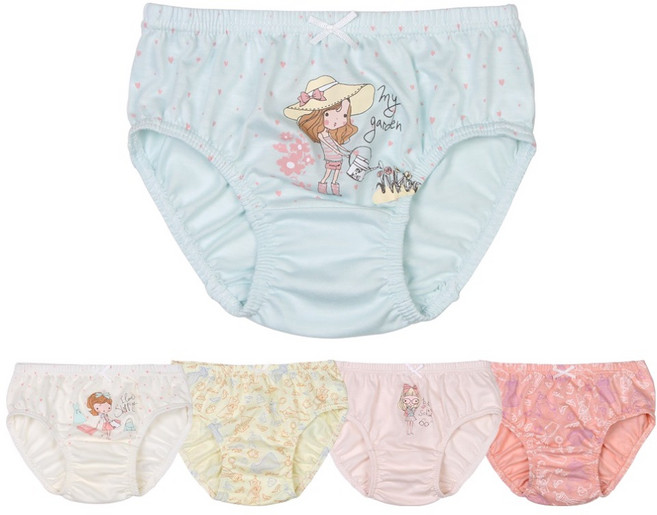 스케치걸 레이온 삼각 팬티 5종 세트