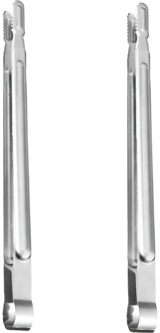 키친하우스 스텐 바베큐집게 40cm, 실버, 2개