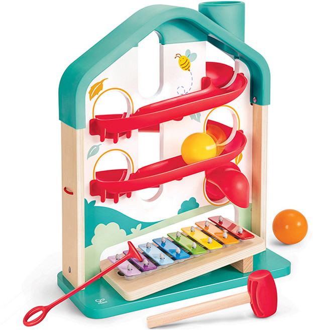 Hape Toktok長椅房子木琴遊戲組, 1套, 混合色