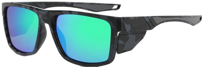 묘먀미 방풍 평광 스포츠 선글라스 MMM3211, 밀리터리그린, 1개