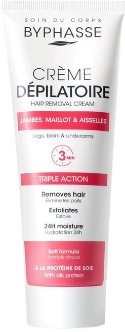 바이빠세 제모 크림 실크프로틴, 1개, 125ml