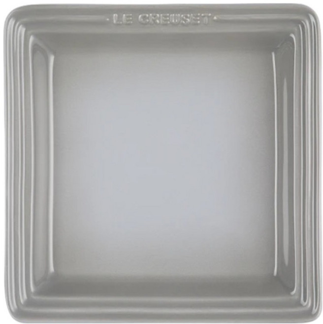 LE CREUSET 正方盤, 迷霧灰, 1個