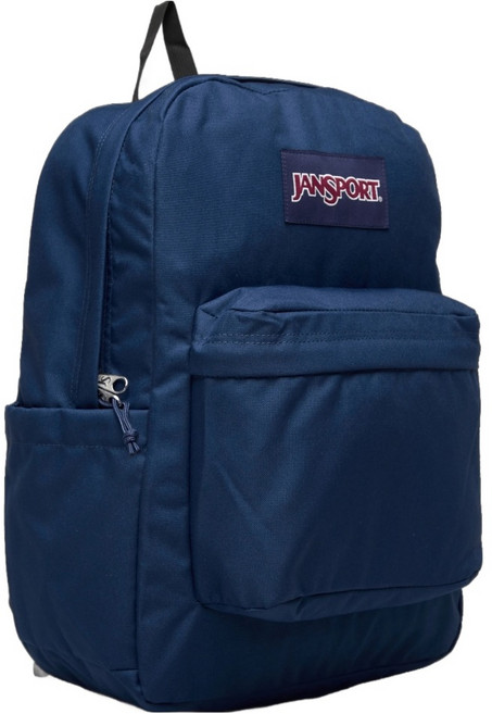 JANSPORT SUPERBREAK PLUS校園系列後背包 26L, 深藍色