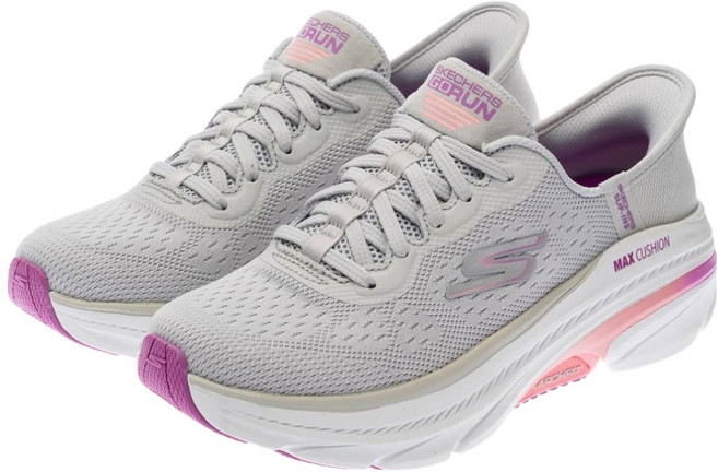SKECHERS 女款 瞬穿舒適科技 GO RUN MAX CUSHIONING ARCH FIT 2.0 D楦慢跑鞋 128947GYPR