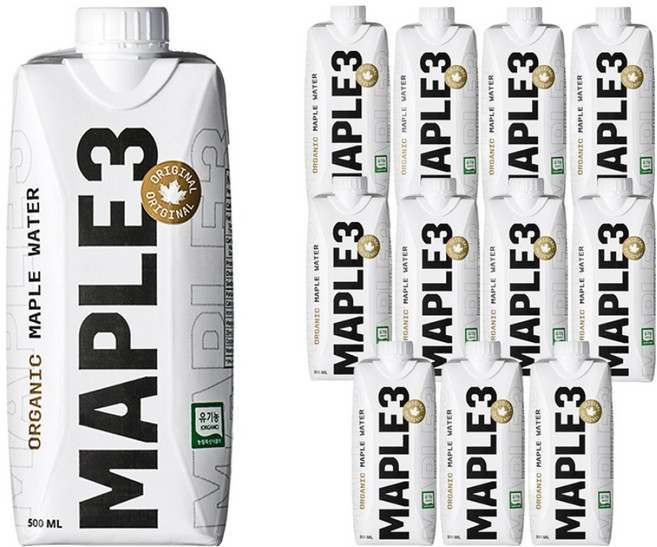 메이플3 메이플 워터, 500ml, 12개