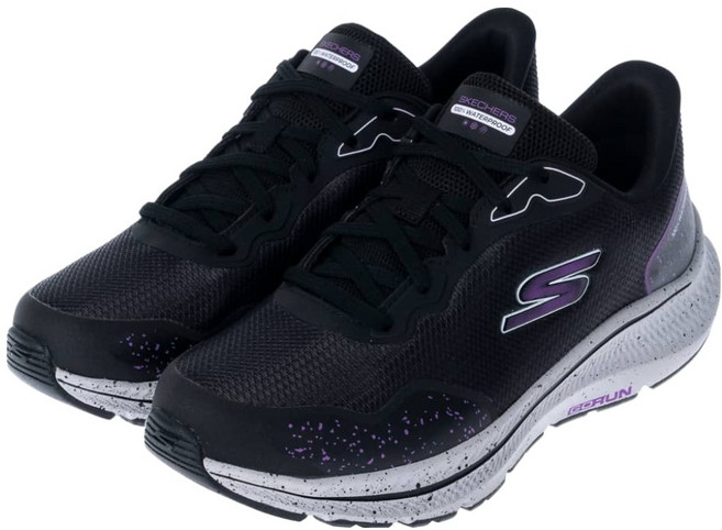 SKECHERS 女款 GO RUN CONSISTENT 2.0_WATERPROOF D楦慢跑鞋 128625BKPR