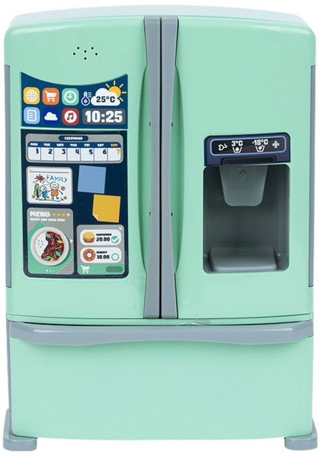 캐스비 플레이 리틀맘그린 냉장고 소꿉놀이 세트, 혼합색상, 1개