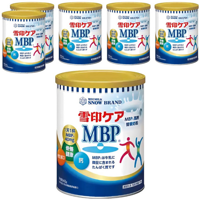 SNOW 雪印 CARE MBP®高鈣營養奶粉, 840g, 6罐