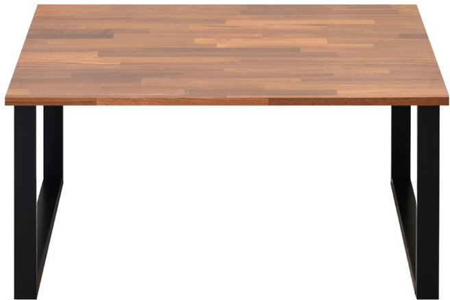 HOPMA 合馬家具 工業風極簡和室桌 E-T8060PTK, 木色 + 黑色