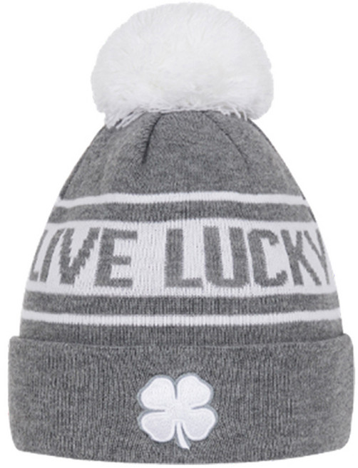 블랙클로버 코리아 LUCKY BALL 비니 스포츠 골프모자, 1개, 그레이