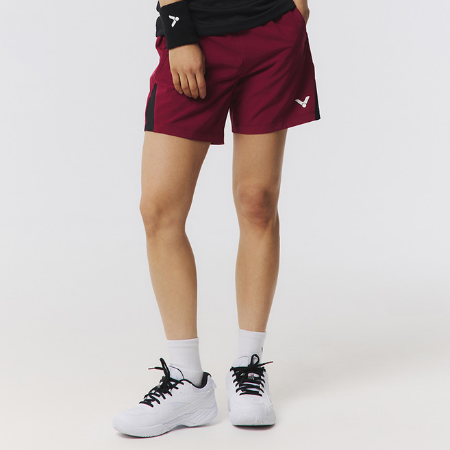 빅터 여성용 배드민턴 LINE CARFT SHORT D R-56206