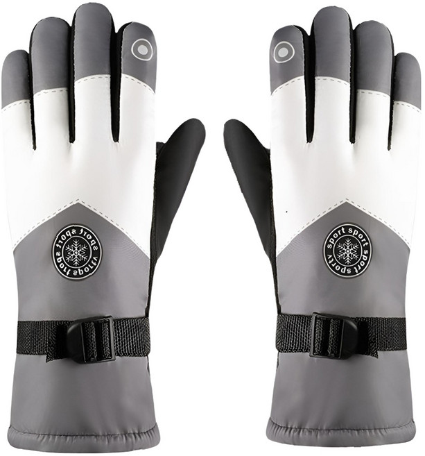 쑥쑥스토어 간편한 장갑 양손착용 세트, 그레이, 1세트