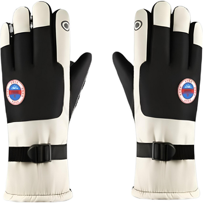 쑥쑥스토어 간편한 장갑 양손착용 세트, 흰색, 1세트