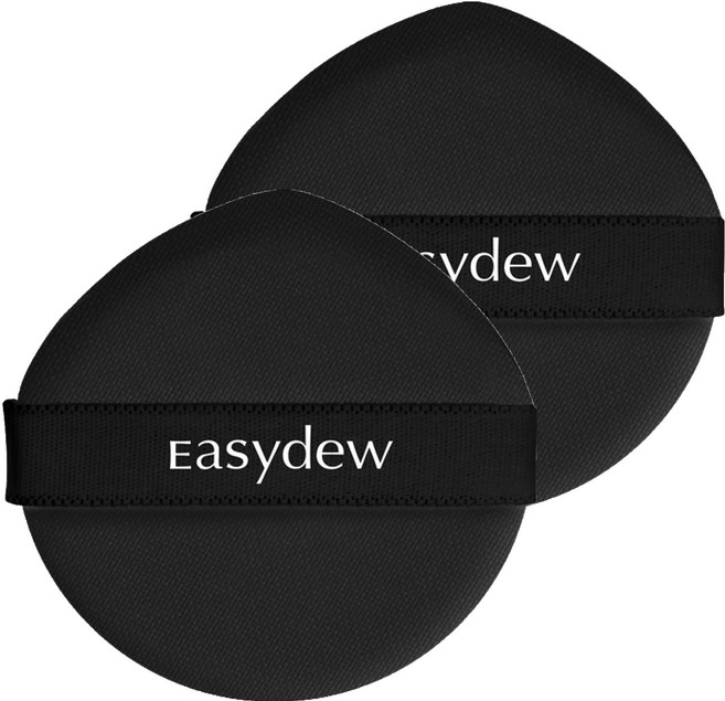 이지듀 밀착 커버 앰플 쿠션 퍼프, 2개, 혼합색상