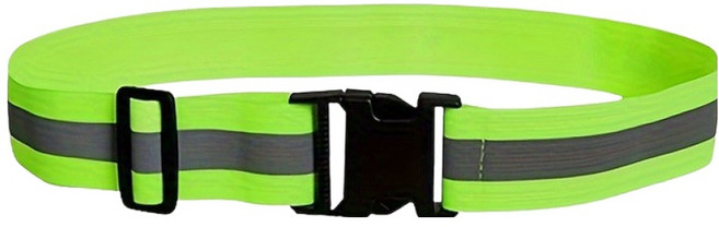 야간 활동용 야광 벨트, 형광색, 1개