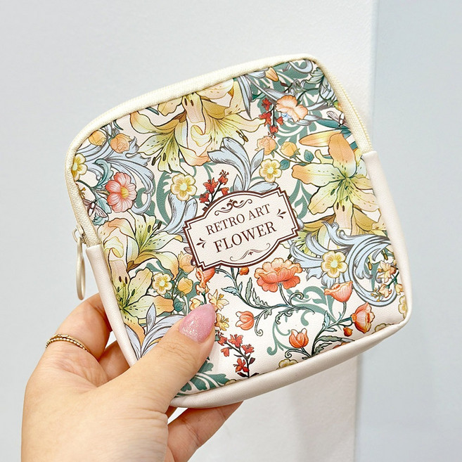 모나코올리브 플로럴 플라워 시크릿 파우치