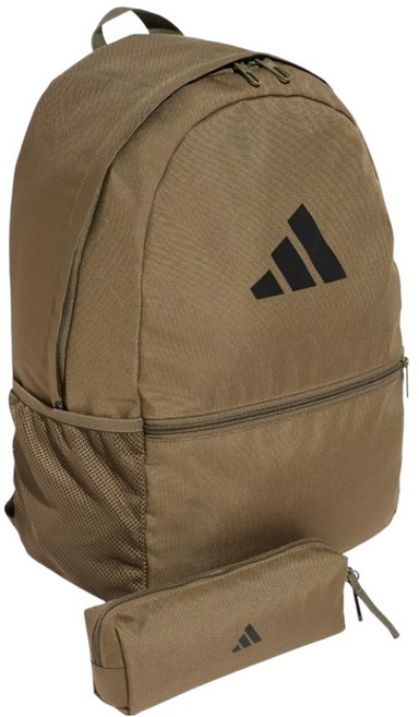 adidas 愛迪達 後背包 附筆帶 JD3091, 綠色
