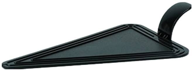 천운패키지 PS 조각 케익 받침 삼각, 블랙, 100개