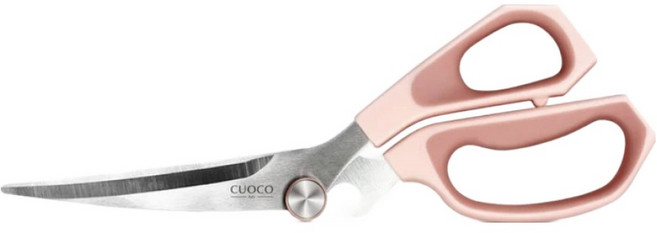 CUOCO 北歐系列 義大利可立式420不鏽鋼料理剪刀, 1個, 粉色