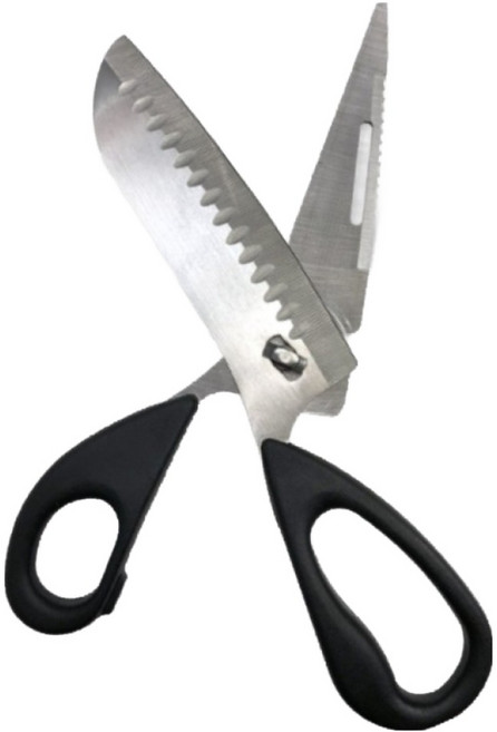 WONDER MAMA 萬能媽媽 韓國可拆式多功能萬用露營剪刀, 1個, 黑色