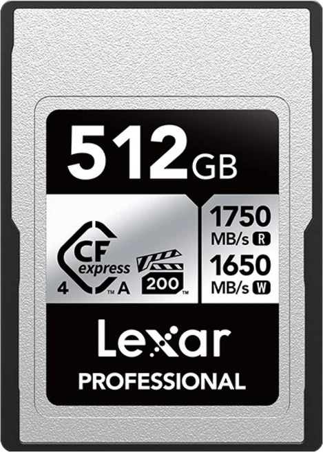 렉사 CFexpress 4.0 Type A Silver VPG200 8K 소니 카메라 메모리카드, 512GB, 1개 - 쿠팡