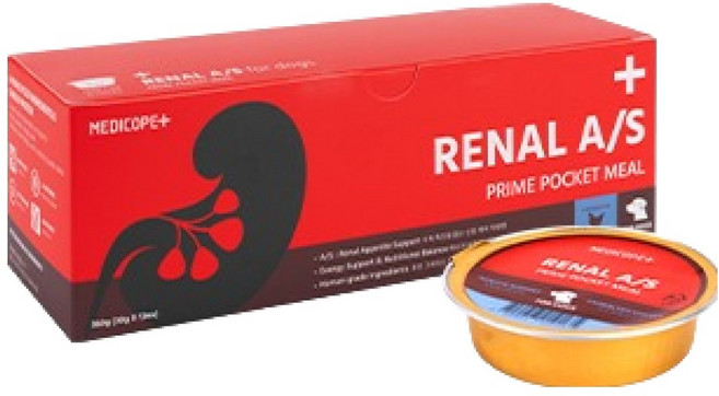 메디코펫 강아지 프라임 포켓밀 레날 가수분해닭고기 사료 12p, 360g, 1개, 신장