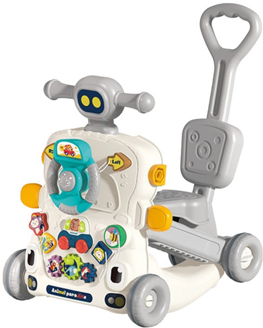 PLAYFUL TOYS 頑玩具 6合1學步車, 1套, 灰色