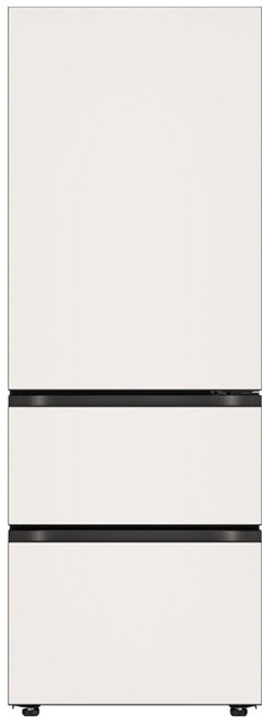 LG전자 디오스 오브제컬렉션 김치톡톡 324L 3도어 스탠드형 김치냉장고 Fit & Max 방문설치, 베이지, Z334GBB122