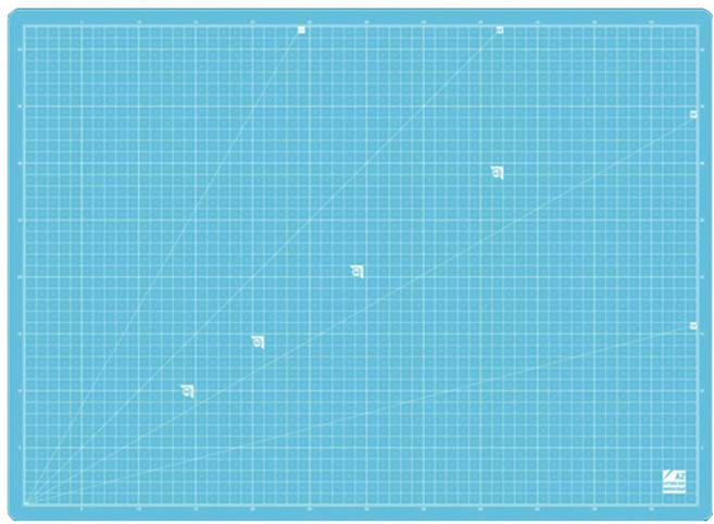 윈스타 반투명 커팅매트, 블루