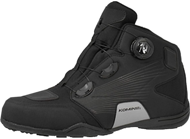 코미네 라이딩 부츠 BK-096, SOLID-BLACK