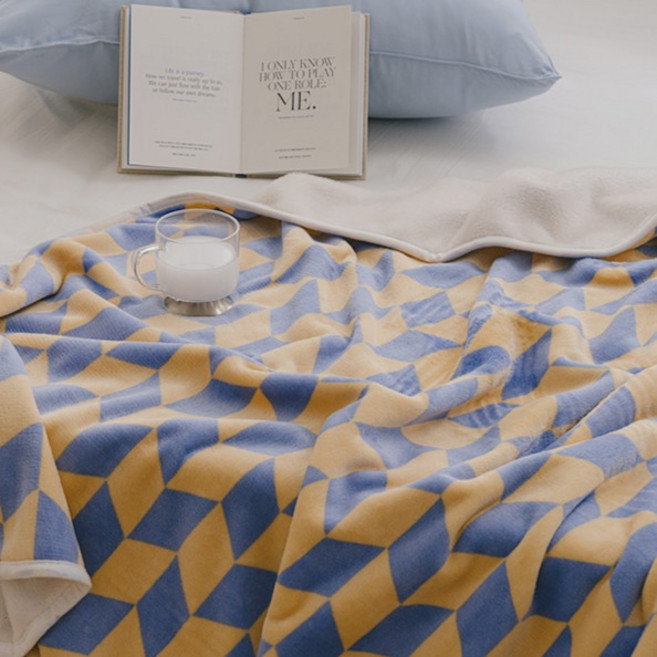 바자르 마이유 크리미 극세사 담요 이불