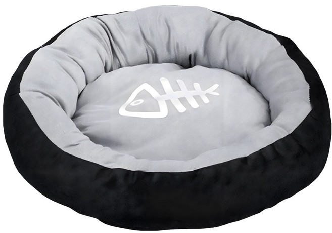 毛皇上 四季寵物蛋塔窩, 黑色 + 灰色, 1個