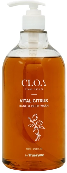 클로아 바이탈 핸드 & 바디워시 시트러스, 1개, 800ml - 쿠팡