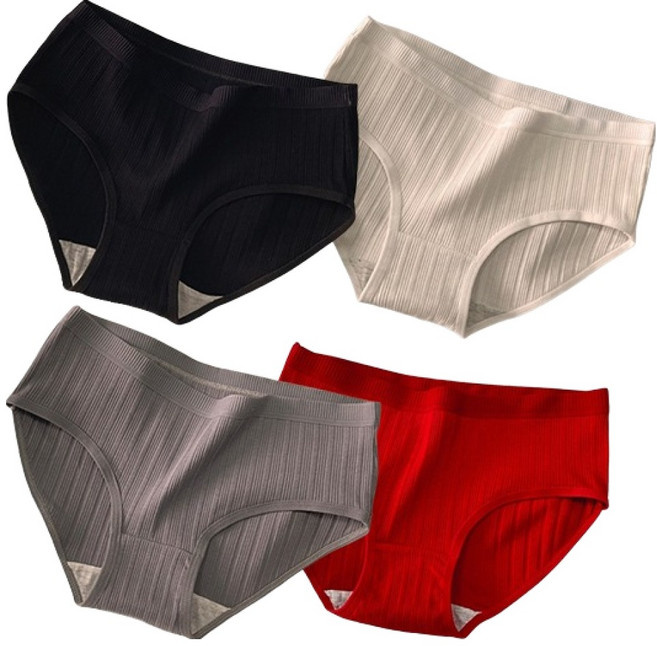 피어니스트 여성용 스트라이프 브리프 팬티 4p 세트