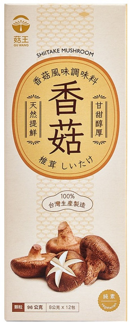 菇王 香菇風味調味料, 1個, 96g