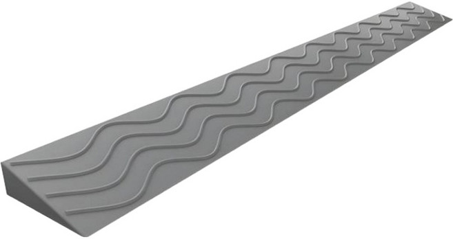 디펜즈만 가정용 안전 발판 휠체어 경사로발판, 블랙, 1개