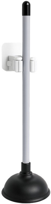 홈나나 효과직빵 뚫어뻥 + 공중부양 후크홀더 세트, 화이트앤그레이