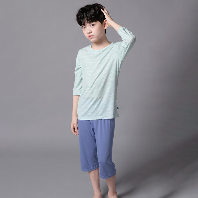 첨이첨이 ISC 공텐셀모달 7부실내복 상하의 세트