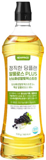 뉴프라이스 당플랜 알룰로스 PLUS 난소화성말토덱스트린, 1개, 530g