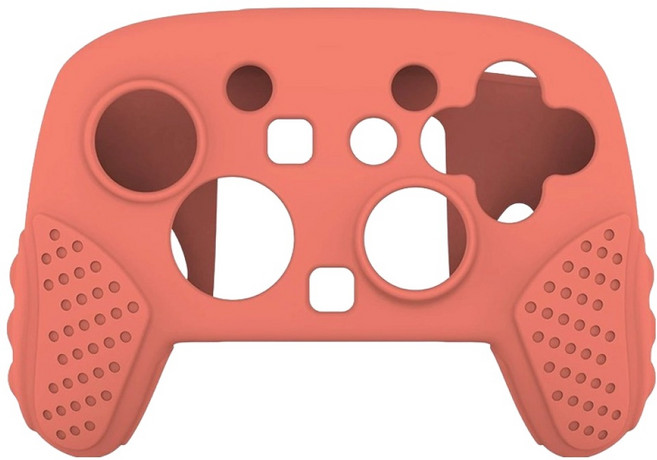 호후 닌텐도 스위치2 프로콘 컨트롤러 커버 스위핏 실리콘 그립 케이스, 오렌지, 1개