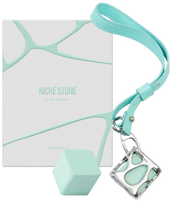 벤딕트 규조토 니치스톤 차량용 방향제 더블패키지 세트, 1개, GLOW